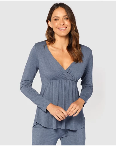 Bamboo Body - Cross Front PJ Top