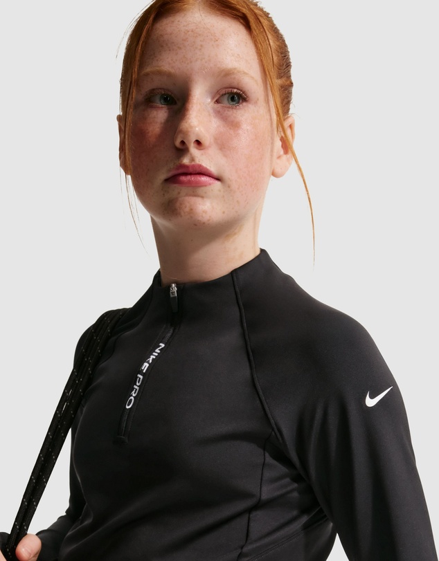Nike - Nike Pro Dri-FIT Half-Zip Long Sleeve Sweat - Teens