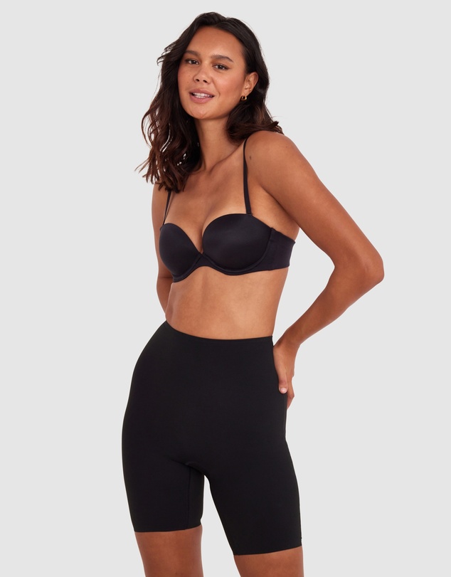 Bras N Things - Microfibre Thigh Shaper - Black