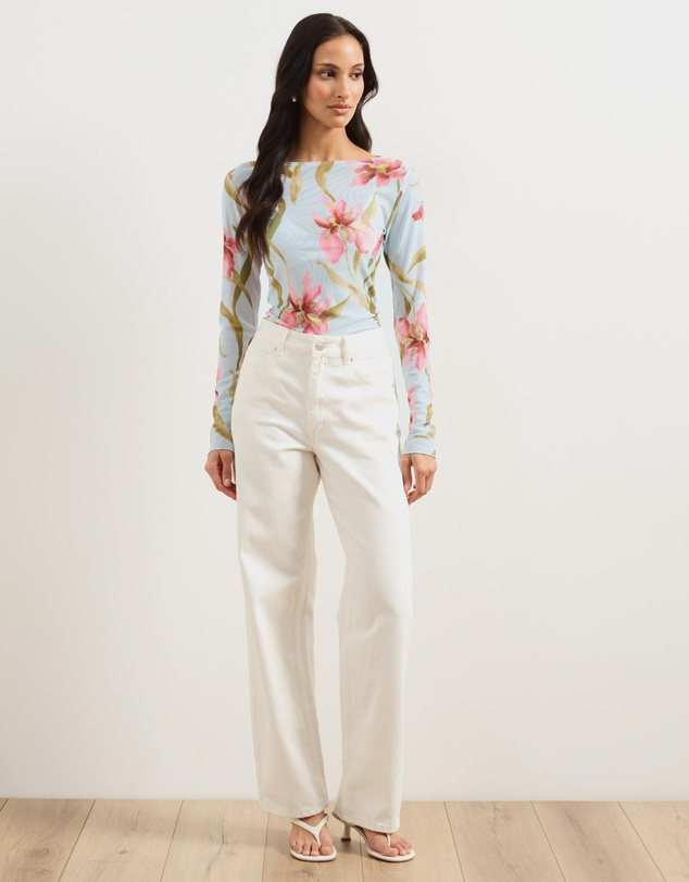 Atmos&Here - Zerea Mesh Print Top