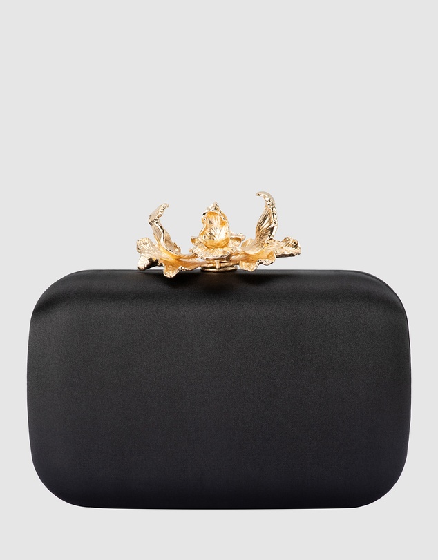 Olga Berg - Adele Orchid Lock Clutch