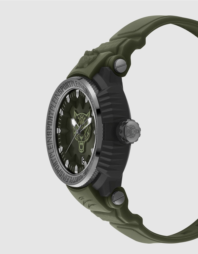 Plein Sport - PLEIN TIGER POWER 45mm Green dial with Green strap