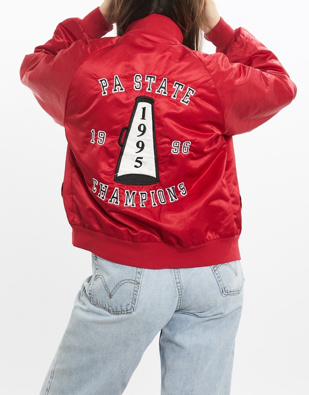 Vintage by The Real Deal - Pre Loved - Vintage 1996 PA State Champions Satin Bomber Jacket