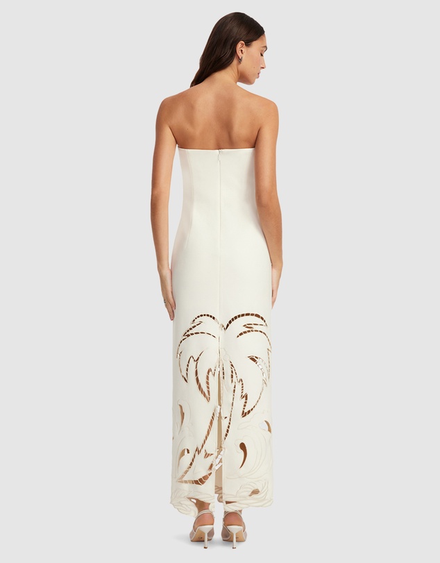 LEO LIN - Ava Applique Bustier Maxi Dress