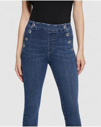 GUESS - High-Rise Aubree Skinny Denim Jeans