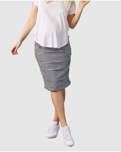Navy & White Stripe