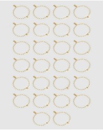 Arms Of Eve - Initial Pearl Bracelet