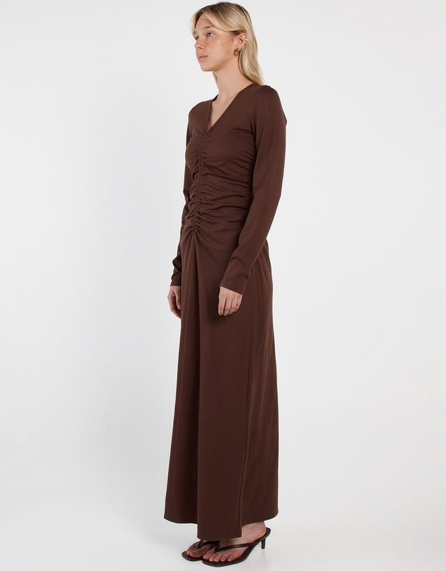 Sass - Abia Gathered Front Jersey Dress