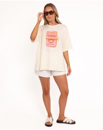 Petal & Pup - Sardines Tee - Pale Yellow