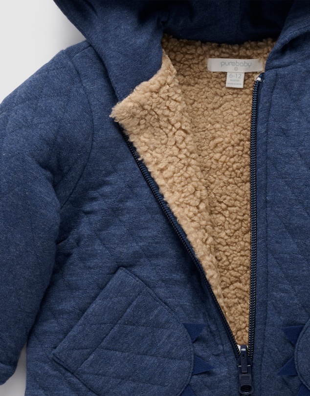 Purebaby - Quilted Dragon Jacket -Kids-Babies