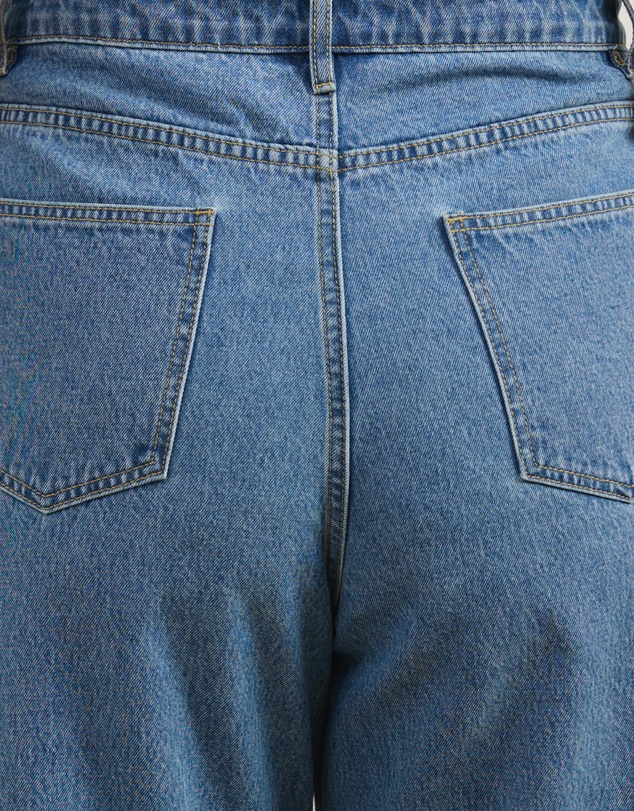 Atmos&Here Curvy - Poppy Cropped Barrel Leg Jeans