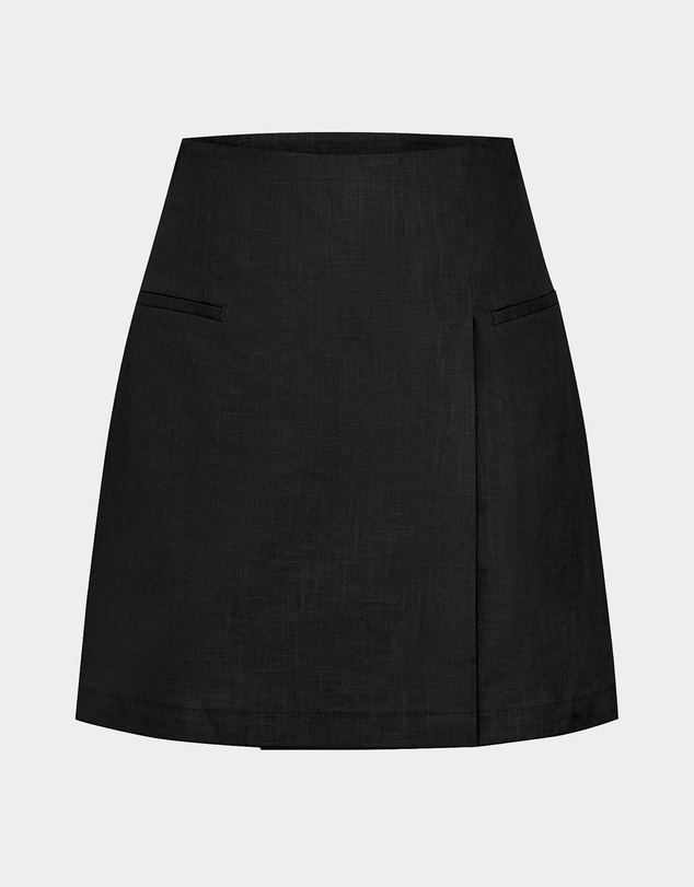 Forcast - Nia Mini Linen Skirt