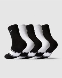 UNIT - UNIT Crew Ladies Bamboo Socks (5 Pack)