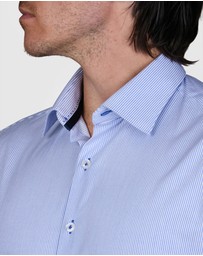 Abelard - Bamboo Blend Bengal Stripe Slim Fit Shirt