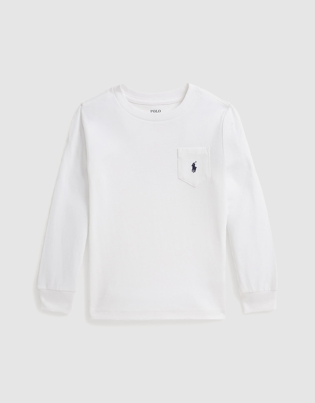 Polo Ralph Lauren - Triple-Pony Cotton Long-Sleeve Tee - Kids