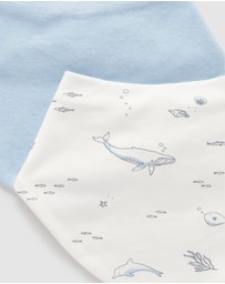Purebaby - 2 Pack Essential Dribble Bib-Babies