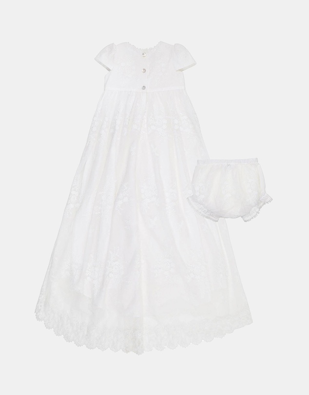 Bebe by Minihaha - Open Back Christening Dress - Babies