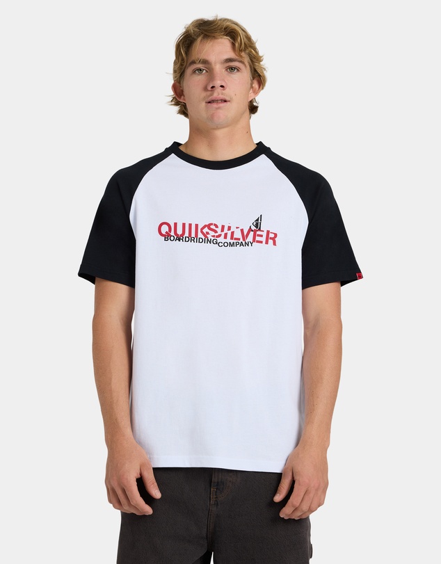Quiksilver - Mens YG Split Raglan Oversized T-Shirt