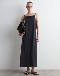 COS - Square-Neck Strappy Jersey Dress