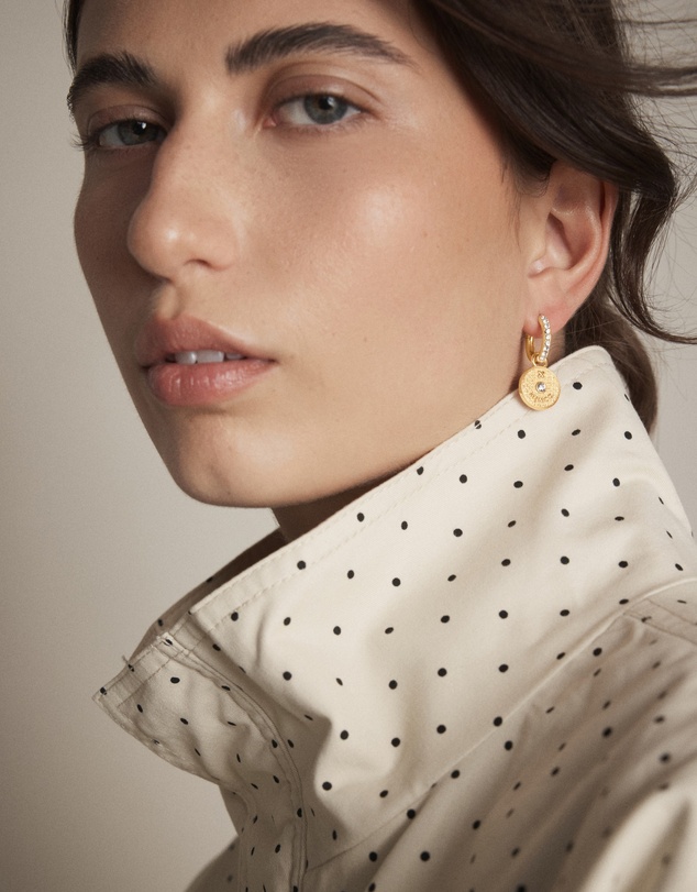 MIMCO - Amulet Charm Hoop Earrings