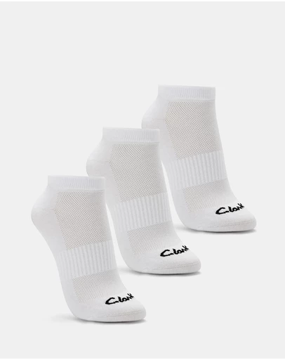 Clarks - 3-Pack Sport Ankle Socks