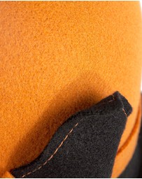 Max Alexander - Winter Felt Orange/Black Cloche Hat