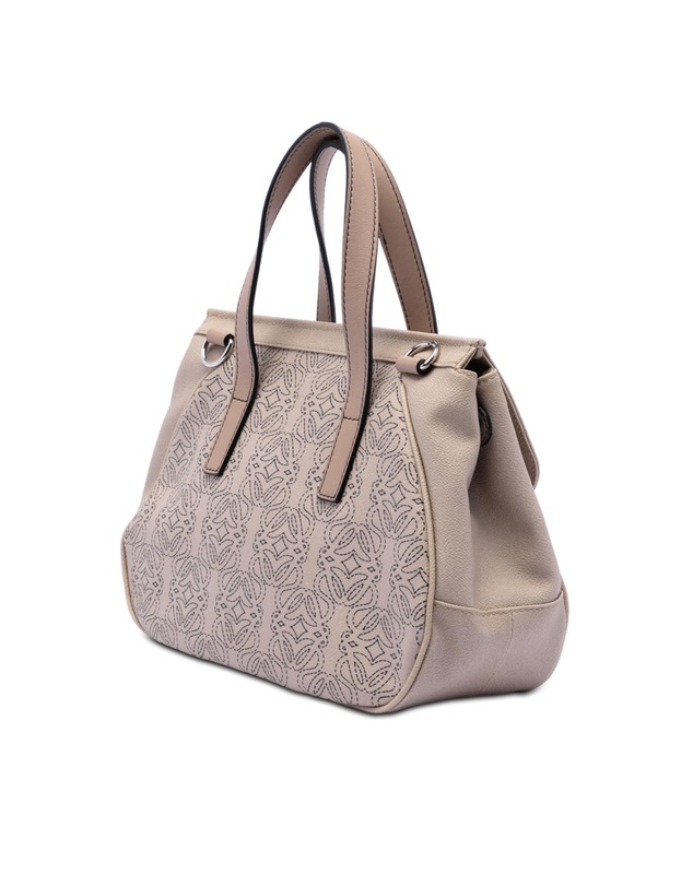 Pre-Loved by Azura Reborn - Pre-Loved Anagram Coated Canvas Kite Satchel