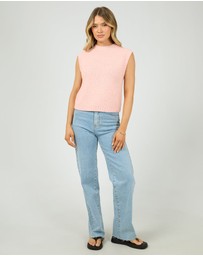 All About Eve - Talullah Knit Vest Rose