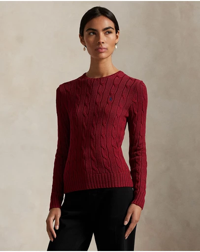 Polo Ralph Lauren - Cable-Knit Cotton Crewneck Sweater