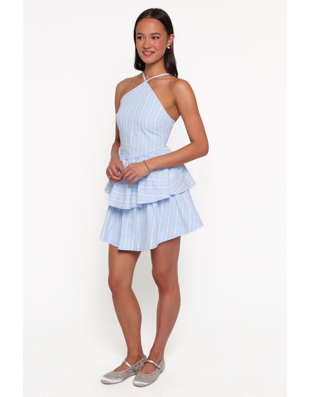 Petal & Pup - Jordyn Skirt Set - Blue Stripe