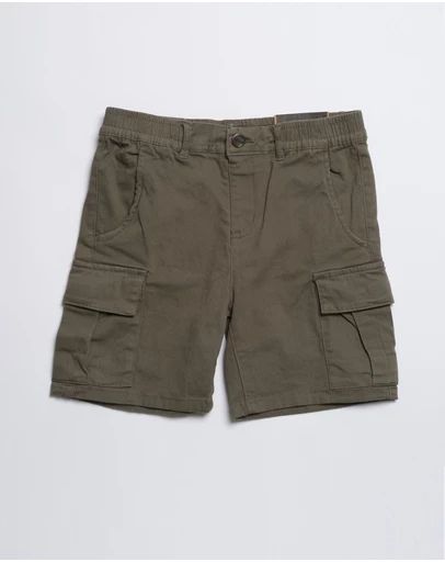 Stock & Co. - Cargo Elastic Waist Stretch Short - Youth