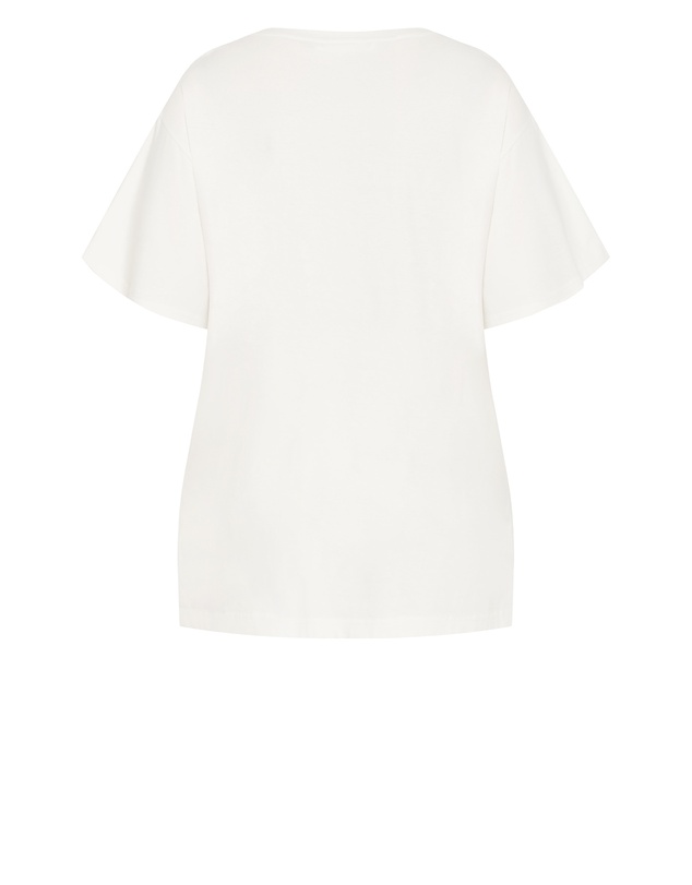 City Chic - Oversized Split Tee