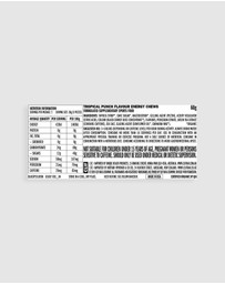 CLIF - Tropical Punch (25mg Caffeine) Bloks Energy Chews - 18x60g