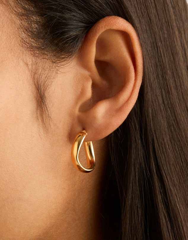 Najo - Eddy Yellow Gold Hoop