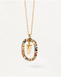 PDPAOLA - Letter V Necklace