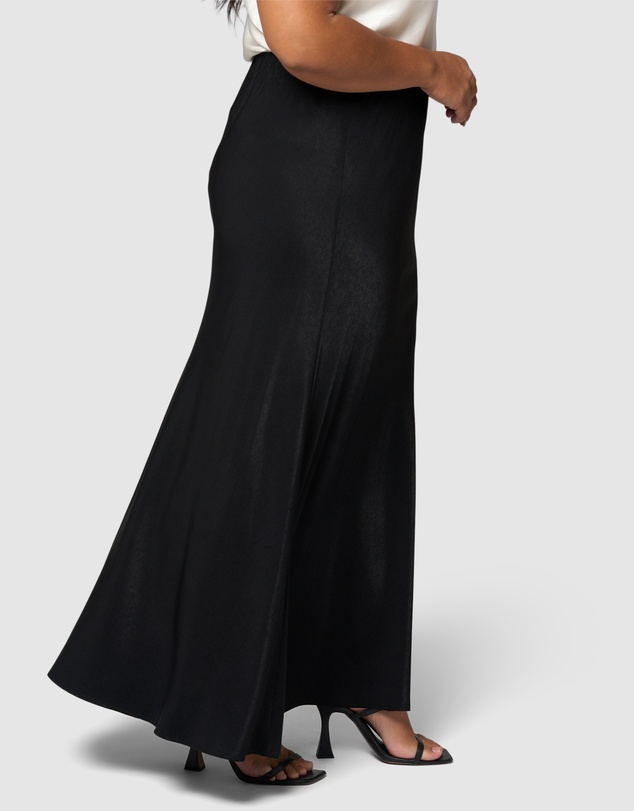 Something 4 Olivia - Luxe Satin Maxi Skirt