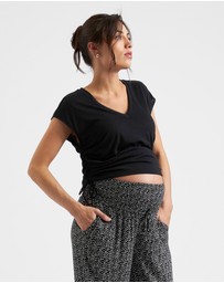 Ripe Maternity - Ziggy Ruched Tee