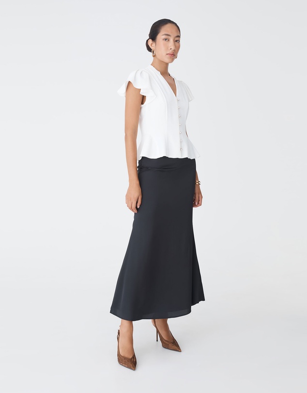 Forcast - Carissa Gathered Sleeve Top