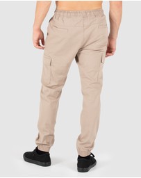 UNIT - UNIT Pivot Elastic Waist Cuffed Cargo Pants