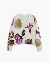 Desigual - Floral print cardigan