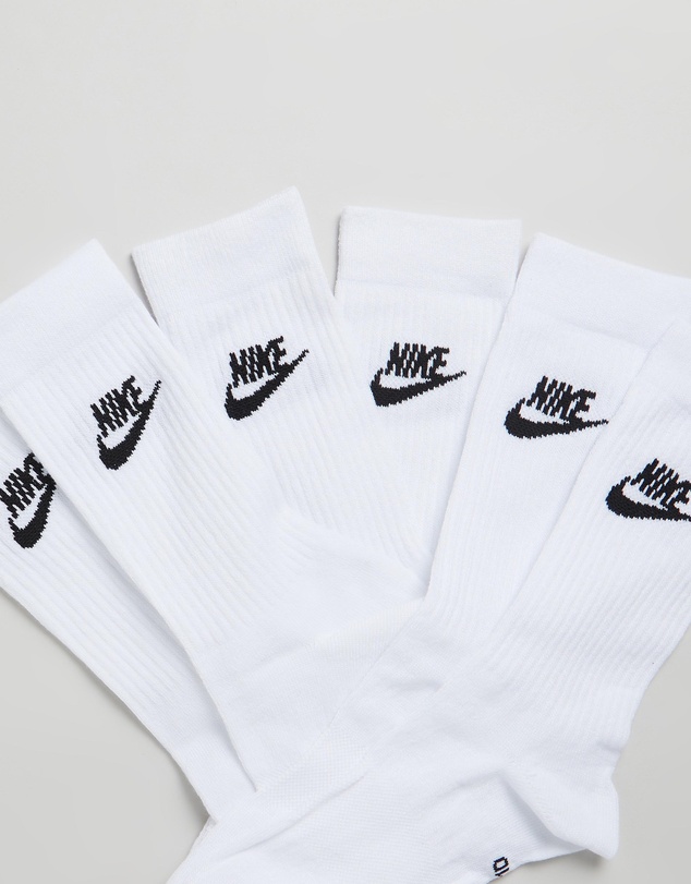 Nike - Sportswear Everyday Essential 3-Pack Crew Socks - Unisex