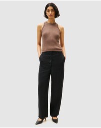 Tommy Hilfiger - Cable Knit Sleeveless Slim Sweater