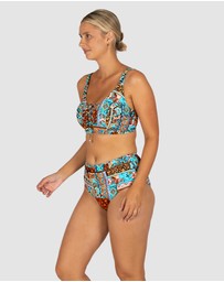 Baku Swimwear - Tulum E-F-G Cup Lace Up Bikini Bra Top