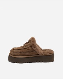 Ozwear Connection Uggs - Ugg Letitia Platform Slipper (Replaceable Decoration)
