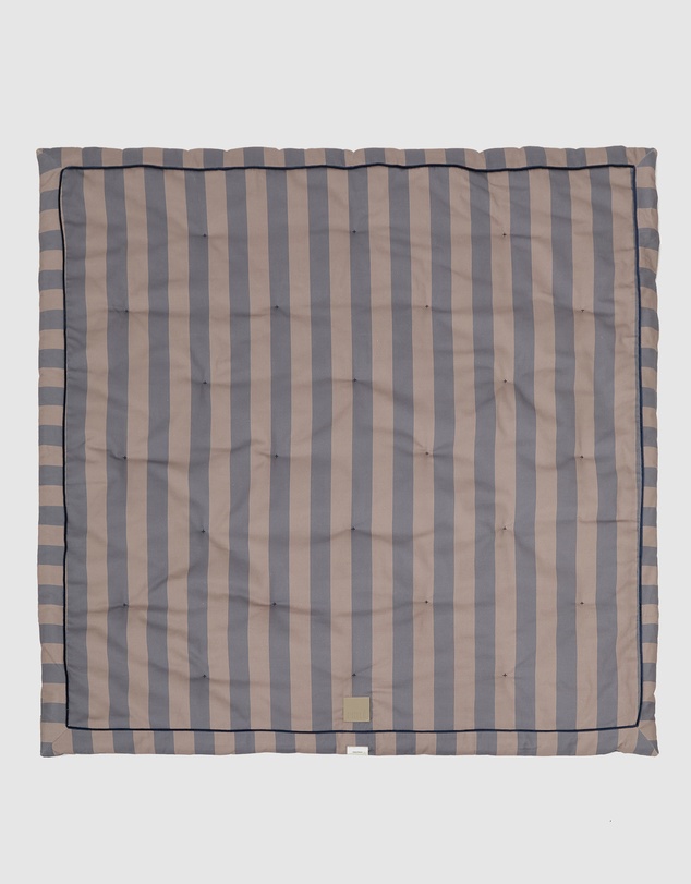 Phile - Striped Play Mat - Eggplant