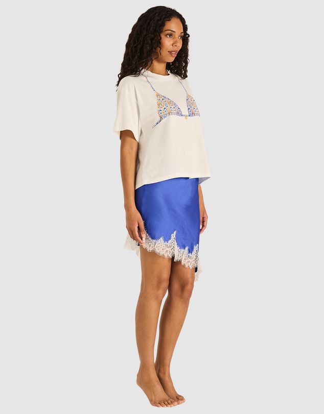 Tigerlily - Cobalt Azura Blake Mini Skirt