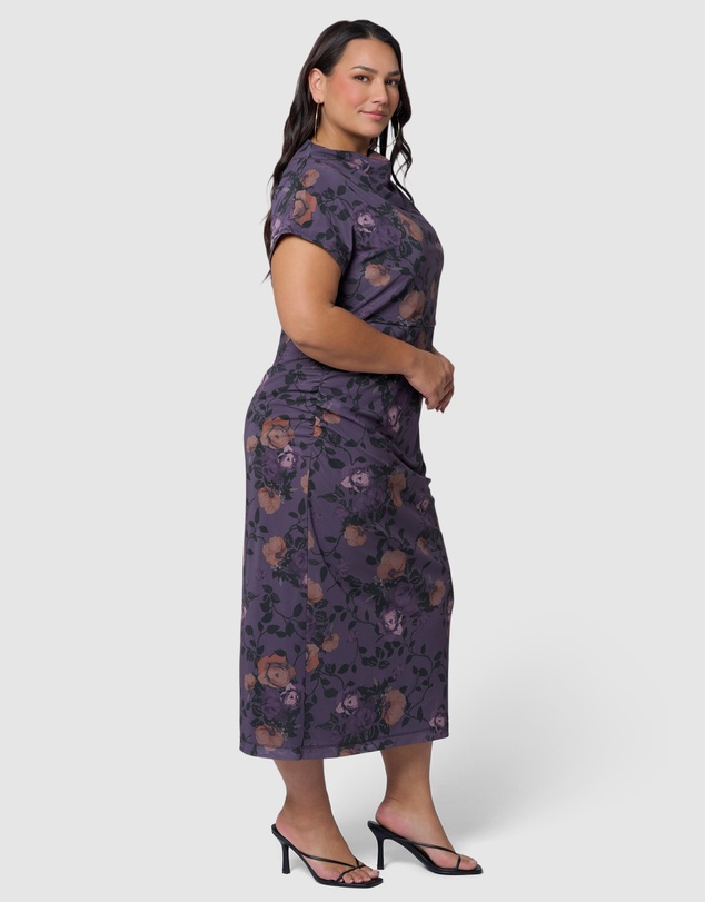 Sunday In The City - Wild Grace Midi Dress