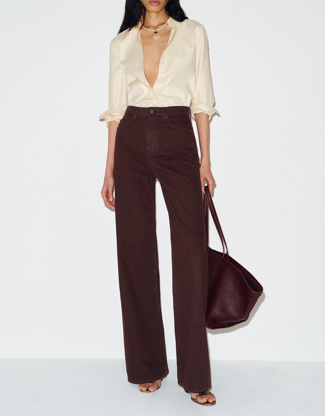 Reformation - Cary High Rise Slouchy Wide Leg Jeans