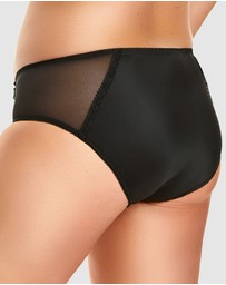 Nessa - Selena High Waist Full Cut Brief with Embroidery