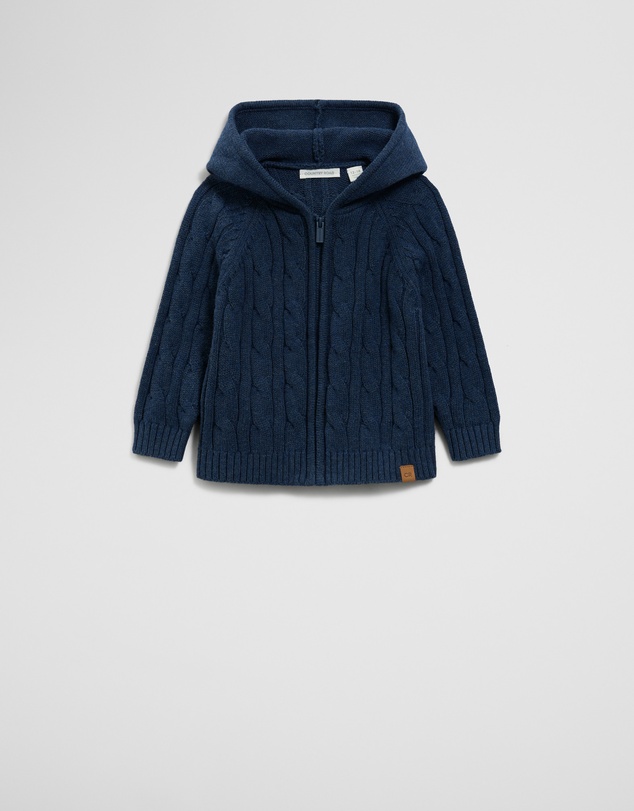 Country Road - Hooded Zip Through Cardigan